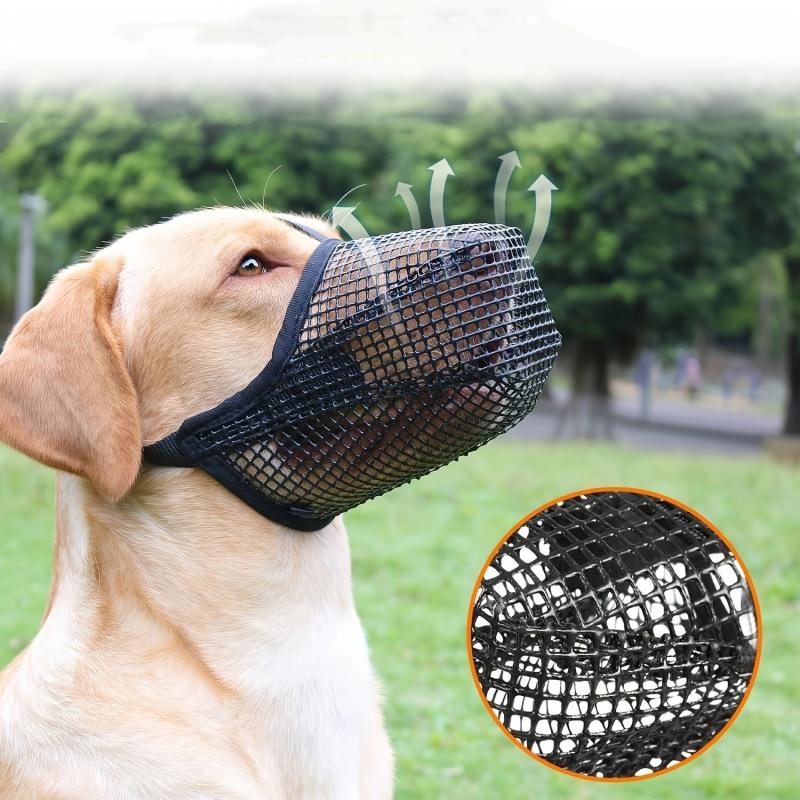 Adjustable Breathable Mesh Dog Muzzle - Keep Your Dog Safe