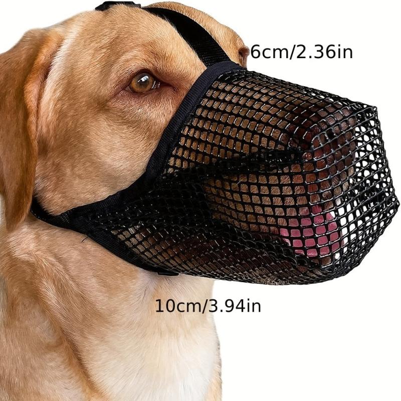 Adjustable Breathable Mesh Dog Muzzle - Keep Your Dog Safe