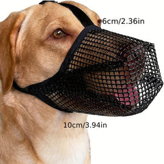 Adjustable Breathable Mesh Dog Muzzle - Keep Your Dog Safe