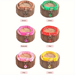 Colorful Bell Collar For Cat Cartoon Footprint Collars