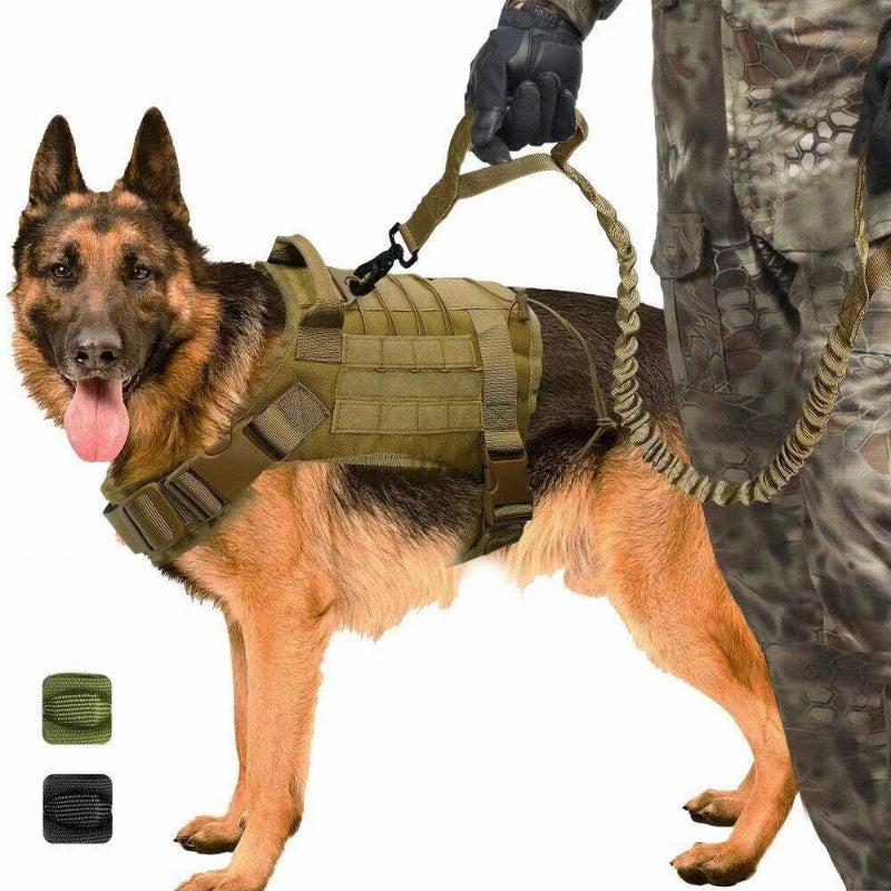 Waterproof Outdoor Nylon Harness for Large Dogs