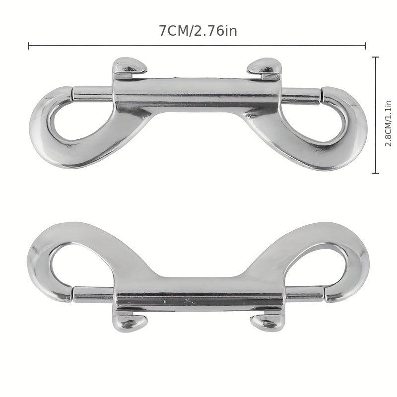 Metal Double Ended Bolt Snap for Dog Leash, Durable Clip