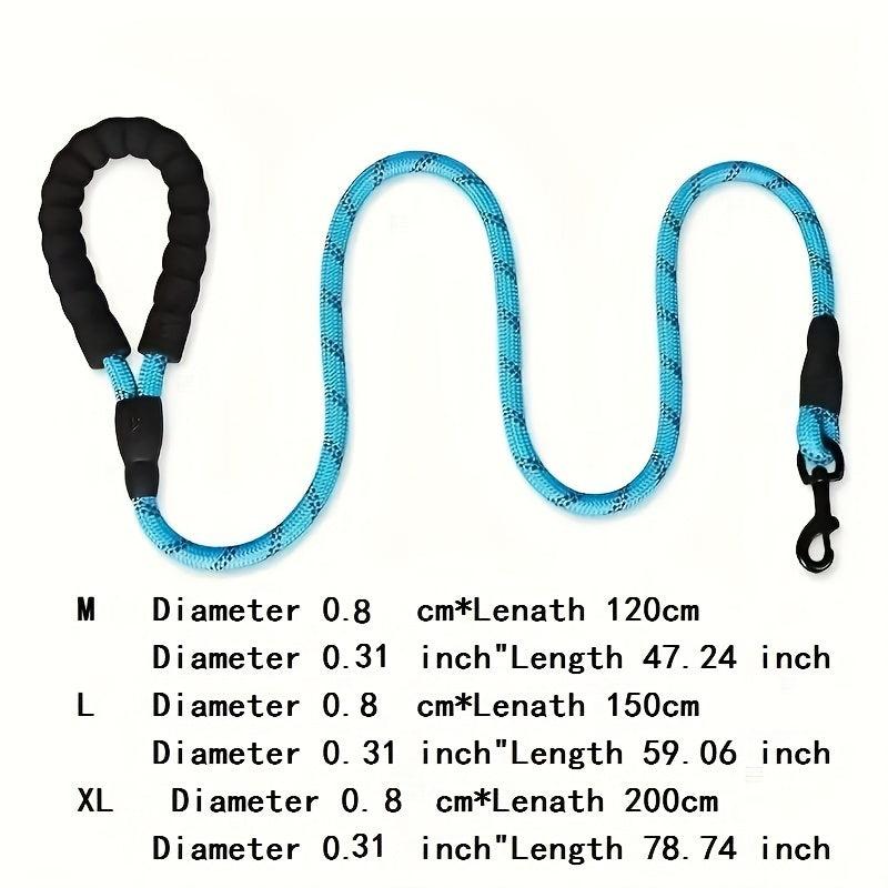 Reflective Adjustable Pet Leash for Dogs - Strong & Durable - Outdoor Walks