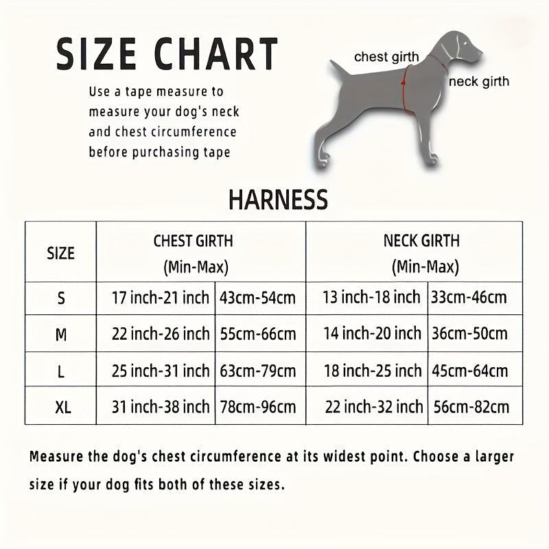 Reflective Dog Harness for Outdoor Activities