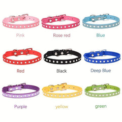 Sparkling Rhinestone Dog Collar - Small/Medium Dogs