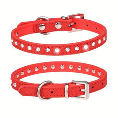Sparkling Rhinestone Dog Collar - Small/Medium Dogs