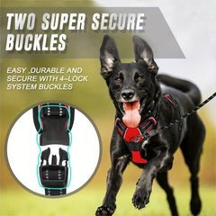 Reflective No Pull Dog Harness Front Clip with Handle for Large Dog Walking