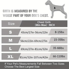 Reflective No Pull Dog Harness Front Clip with Handle for Large Dog Walking