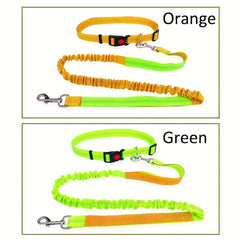 Durable Elastic Nylon Dog Leash for Running and Walking