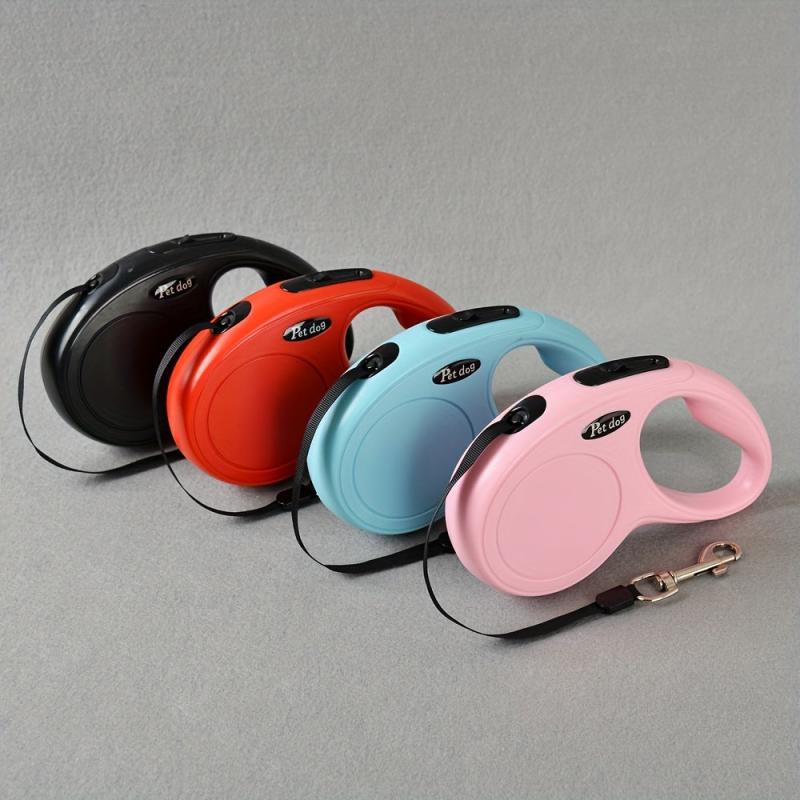 Retractable Dog Leash Anti Slip Handle Small Medium Dogs