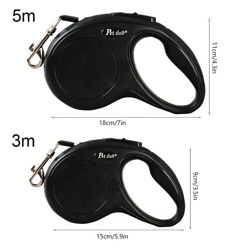 Retractable Dog Leash Anti Slip Handle Small Medium Dogs