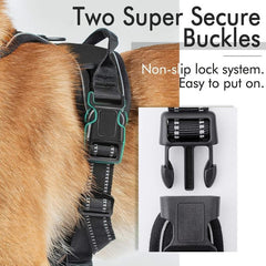 No Pull Dog Harness Adjustable Padded Pet Vest
