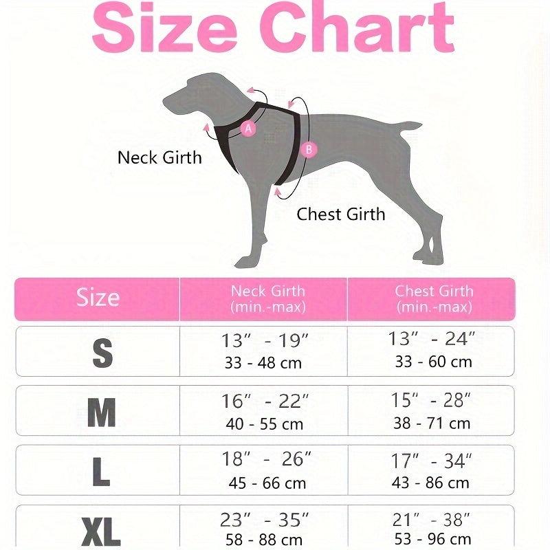 No Pull Dog Harness Adjustable Padded Pet Vest