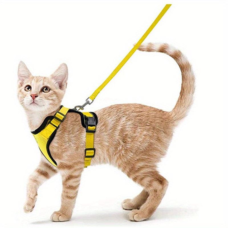 Escape Proof Cat Harness & Leash for Walking & Exploring