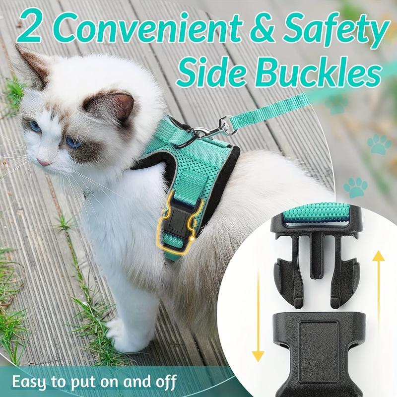 Escape Proof Cat Harness & Leash for Walking & Exploring