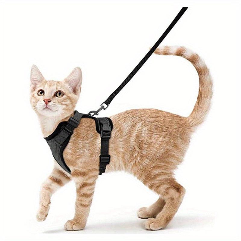 Escape Proof Cat Harness & Leash for Walking & Exploring
