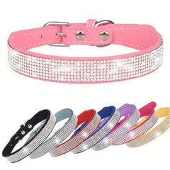 Rhinestone Dog Collar for Small Medium Large Dogs