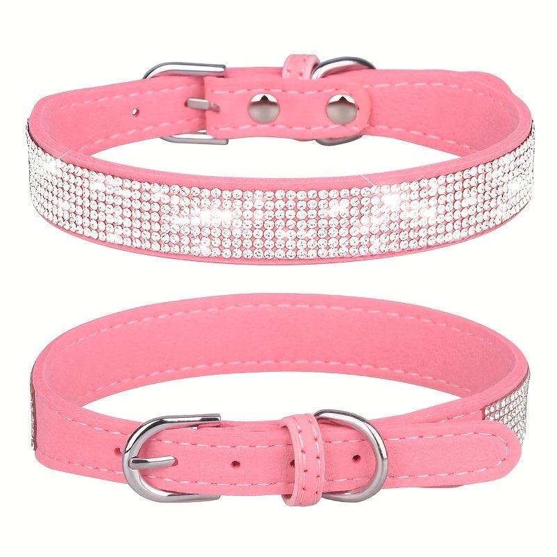 Rhinestone Dog Collar for Small Medium Large Dogs