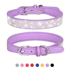 Rhinestone Dog Collar for Small Medium Large Dogs