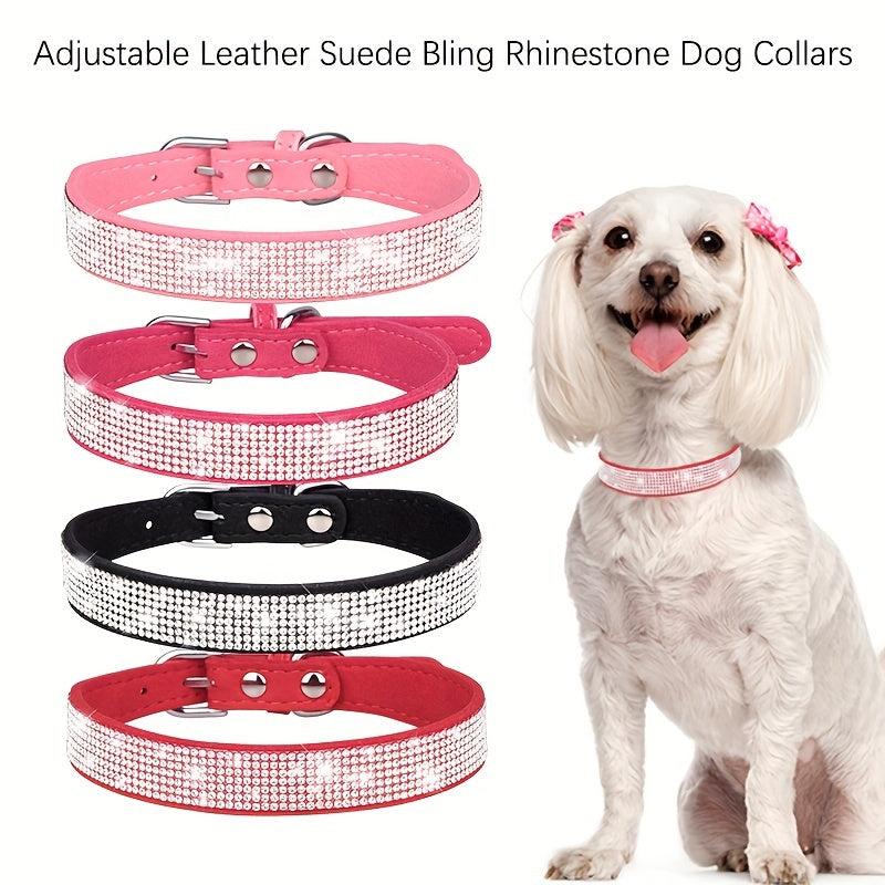 Rhinestone Dog Collar for Small Medium Large Dogs