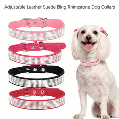Rhinestone Dog Collar for Small Medium Large Dogs