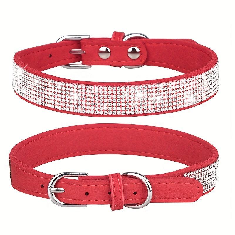 Rhinestone Dog Collar for Small Medium Large Dogs