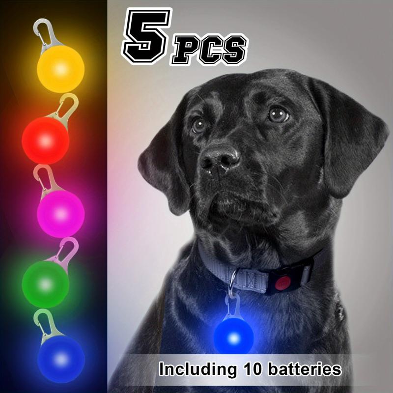 Joytale LED Dog Collar Safety Light Clip Tag Night Visibility