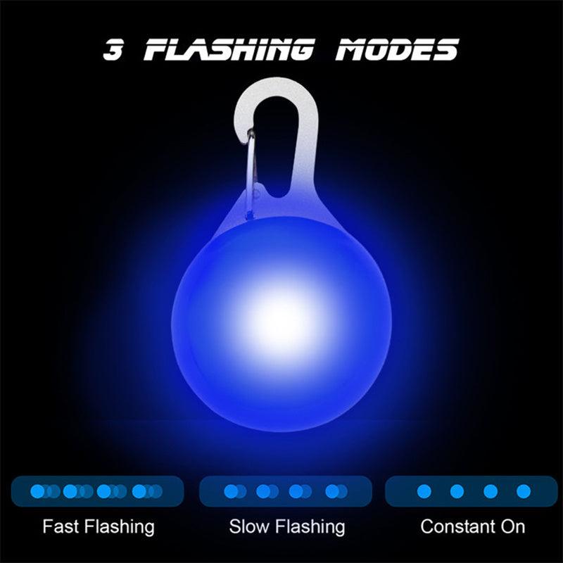 Joytale LED Dog Collar Safety Light Clip Tag Night Visibility