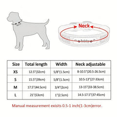 Sparkling Personalized Dog Collar with ID Tag