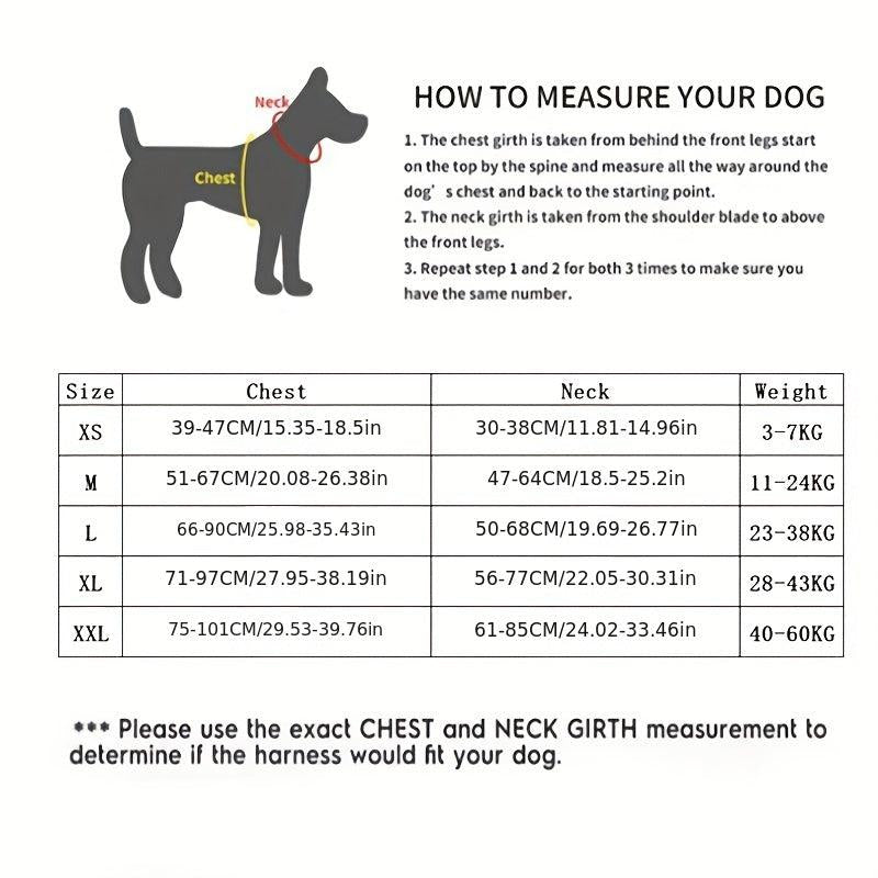 Comfortable Reflective Dog Harness Adjustable Pet Vest for Safety