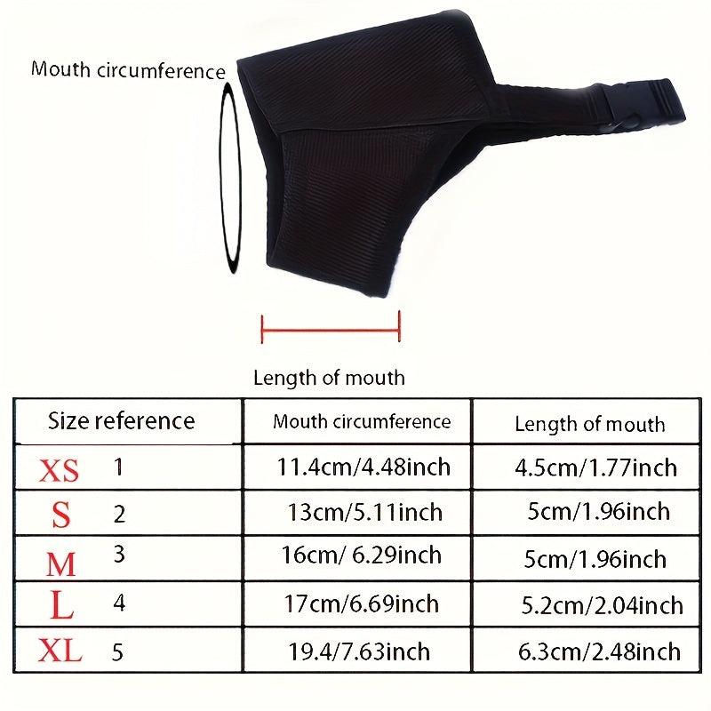 Short Snout Dog Muzzle Safety Muzzle For Large Dog