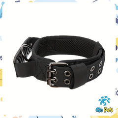Adjustable Tactical Dog Collar Wide & Thick, Durable, Medium-Large