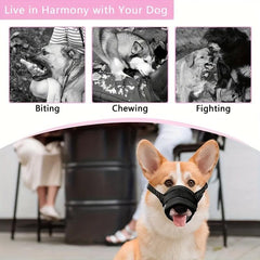 Breathable Nylon Dog Muzzle Anti Bite Pet Mouth Cover