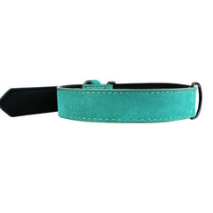 Personalized Dog Collar UV Print Dog Name Phone Number Soft Leather