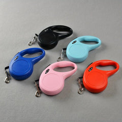 Double Switch Retractable Pet Leash for Dogs