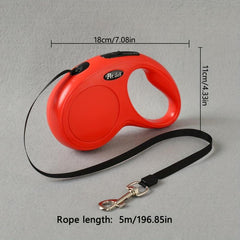 Double Switch Retractable Pet Leash for Dogs
