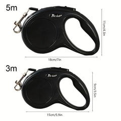 Double Switch Retractable Pet Leash for Dogs