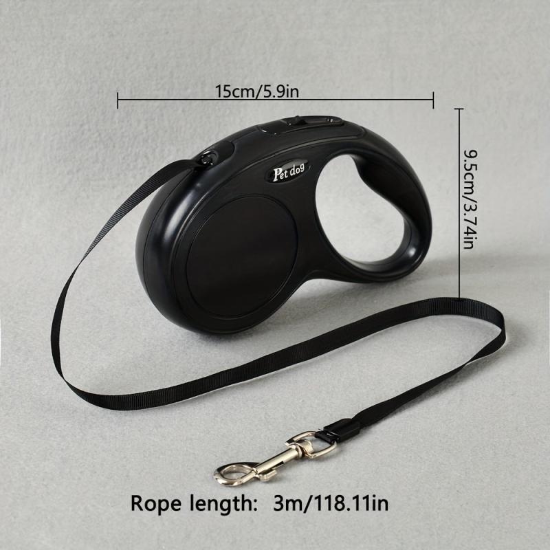 Double Switch Retractable Pet Leash for Dogs