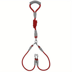 Foam Handle Dog Walking Double Head Rope Couple Pet Leash