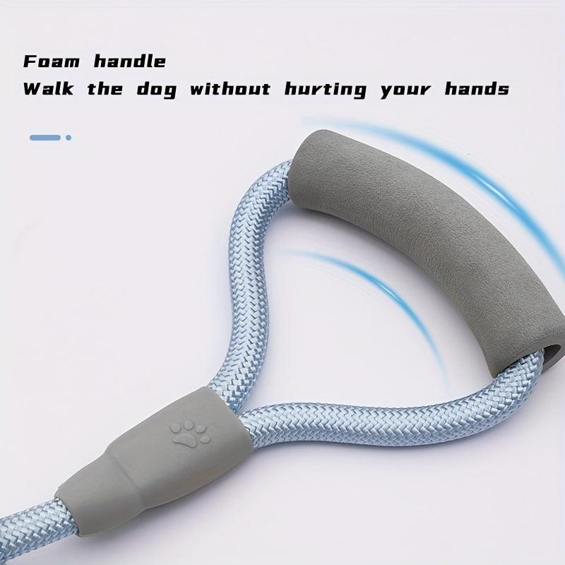 Foam Handle Dog Walking Double Head Rope Couple Pet Leash