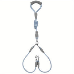 Foam Handle Dog Walking Double Head Rope Couple Pet Leash