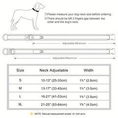 Personalized Neoprene Padded Reflective Dog Collar