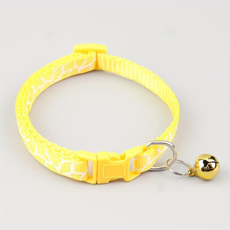 Adjustable Cat Collar with Optional Bell