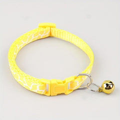 Adjustable Cat Collar with Optional Bell