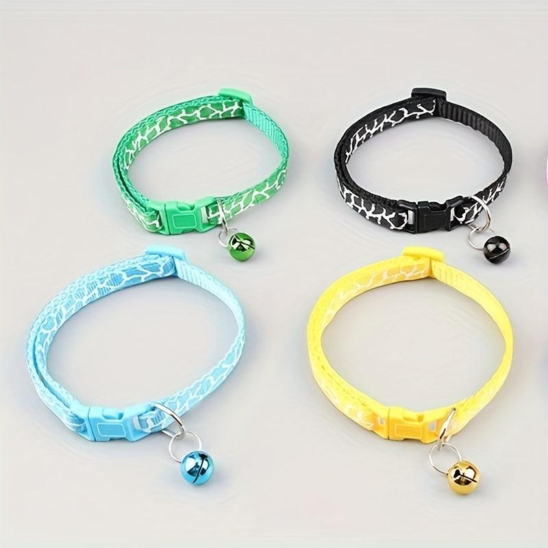 Adjustable Cat Collar with Optional Bell