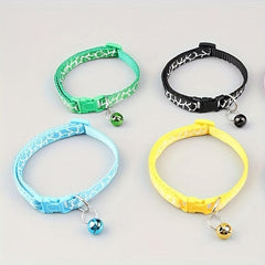 Adjustable Cat Collar with Optional Bell