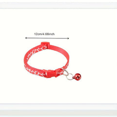 Adjustable Cat Collar with Optional Bell