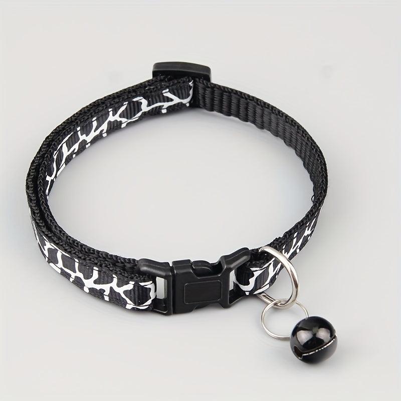 Adjustable Cat Collar with Optional Bell