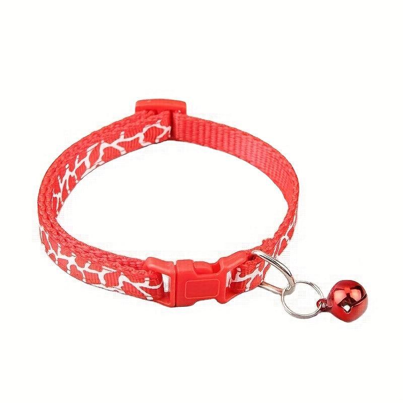 Adjustable Cat Collar with Optional Bell
