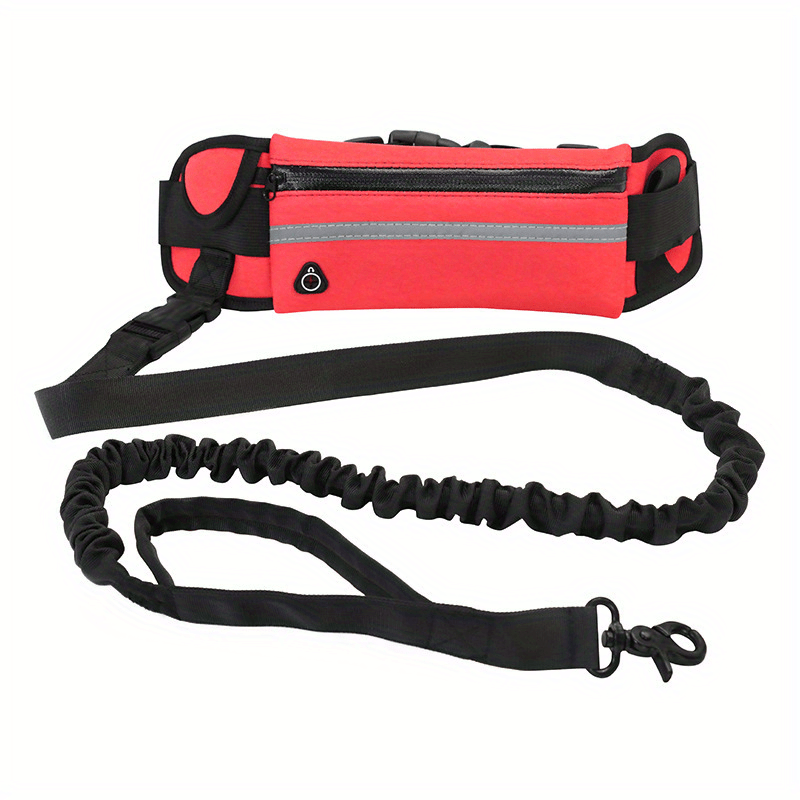 Hands-Free Pet Running Leash Waist Bag Combo